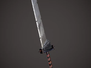 Spiked fantasy sword 3D Model