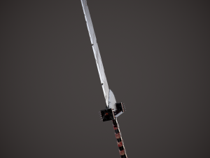 Spiked fantasy sword 3D Модель