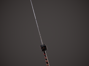 Spiked fantasy sword 3D Модель