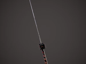 Spiked fantasy sword 3D Model