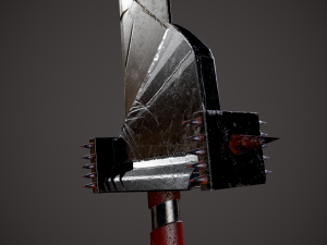 Spiked fantasy sword 3D Модель