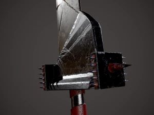 Spiked fantasy sword 3D Model