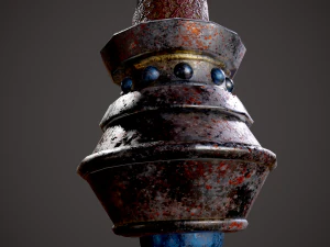 Spiked fantasy sword 3D Model