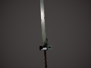 Spiked fantasy sword 3D Модель