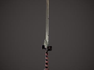 Spiked fantasy sword 3D Модель