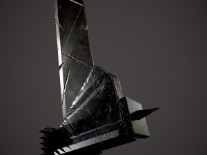 Spiked fantasy sword 3D Модель