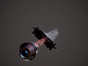 Spiked fantasy sword 3D Model