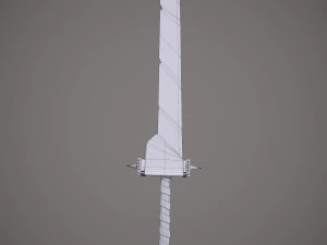 Spiked fantasy sword 3D Model