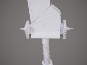 Spiked fantasy sword 3D Модель