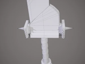 Spiked fantasy sword 3D Model