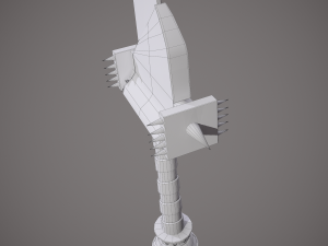 Spiked fantasy sword 3D Модель