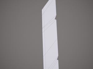 Spiked fantasy sword 3D Модель