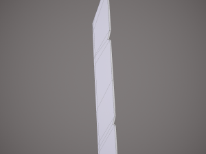 Spiked fantasy sword 3D Модель
