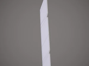 Spiked fantasy sword 3D Model