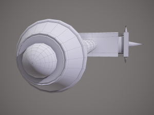 Spiked fantasy sword 3D Модель