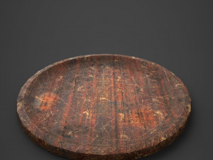 Medieval tavern plate 3D 모델