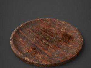 Medieval tavern plate 3D 모델