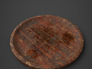 Medieval tavern plate 3D 모델