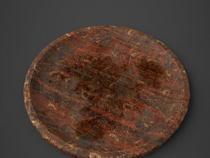 Medieval tavern plate 3D 모델