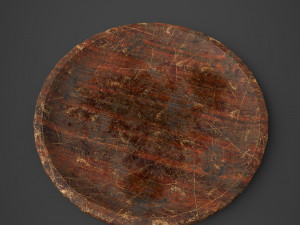 Medieval tavern plate 3D 모델