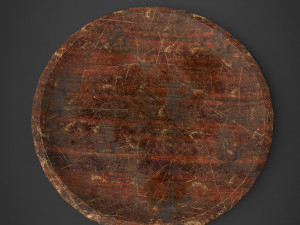 Medieval tavern plate 3D 모델
