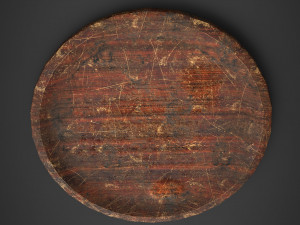 Medieval tavern plate 3D 모델