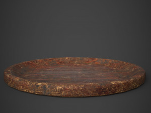 Medieval tavern plate 3D 모델