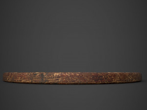 Medieval tavern plate 3D 모델