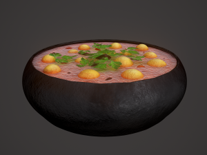 Medieval tavern soup 3D मॉडल