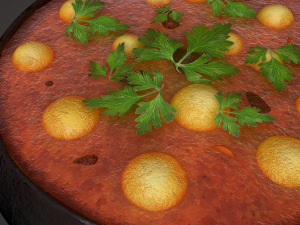 Medieval tavern soup 3D मॉडल