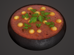Medieval tavern soup 3D मॉडल