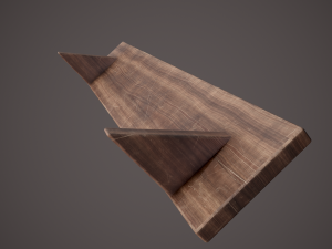 Medieval tavern shelf Modello 3D