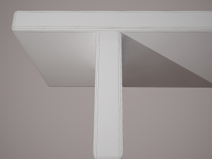 Medieval tavern shelf Modello 3D