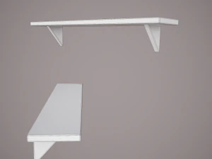 Medieval tavern shelf 3D Model