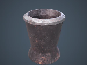medieval tavern water cup 3D Model