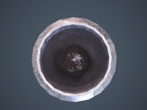medieval tavern water cup 3D 模型