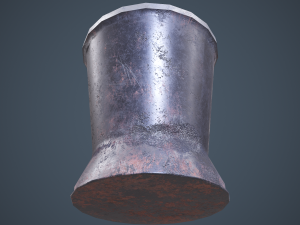 medieval tavern water cup 3D 模型