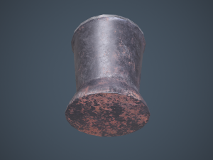 medieval tavern water cup 3D 模型