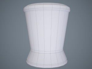 medieval tavern water cup 3D 模型