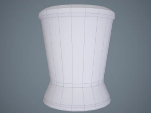 medieval tavern water cup 3D Model