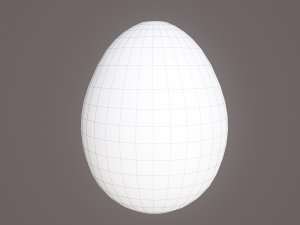 brown egg 3D Model