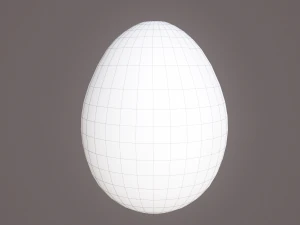brown egg 3D Model