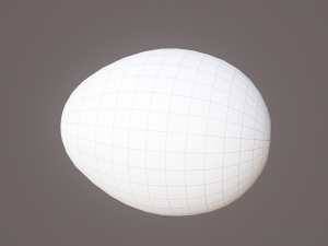 brown egg 3D Model