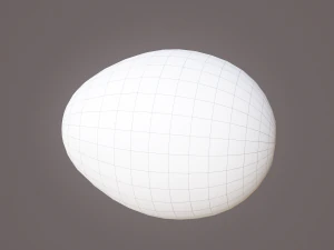 brown egg 3D Model