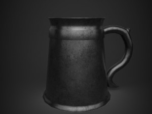 medieval tavern cup Modelo 3D