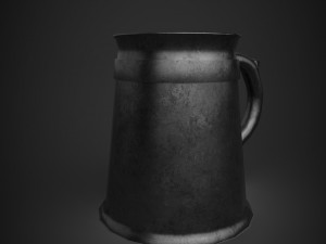 medieval tavern cup 3D 모델