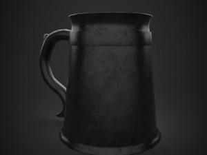 medieval tavern cup 3D 모델