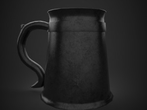 medieval tavern cup 3D 모델