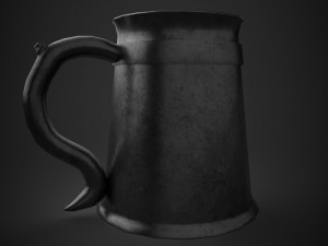 medieval tavern cup 3D 모델