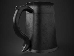 medieval tavern cup 3D 모델